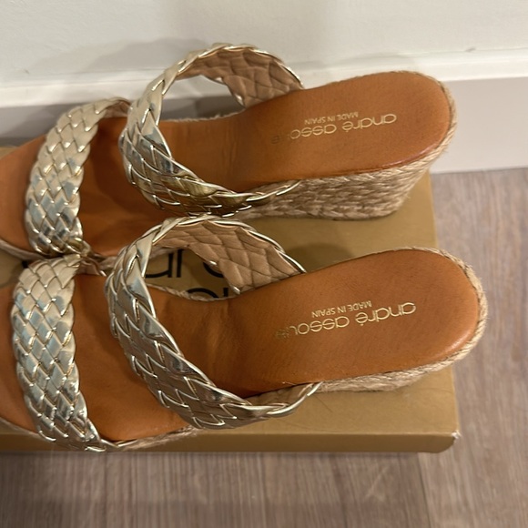 Andre Assous Aria wedge sandals - Picture 4 of 8